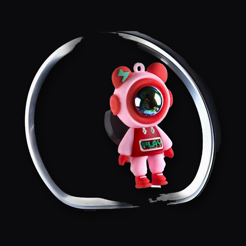 Red astronaut vent clip pack of 3