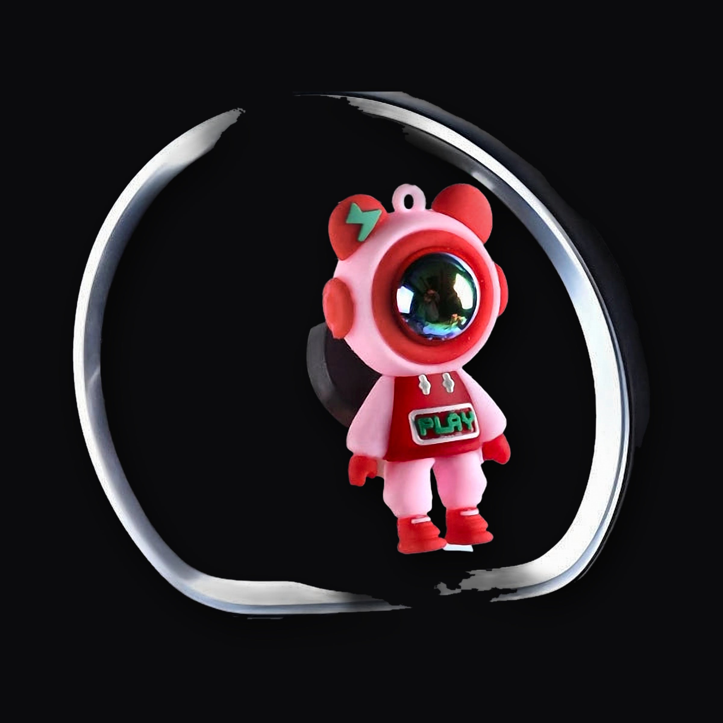 Red astronaut vent clip pack of 3