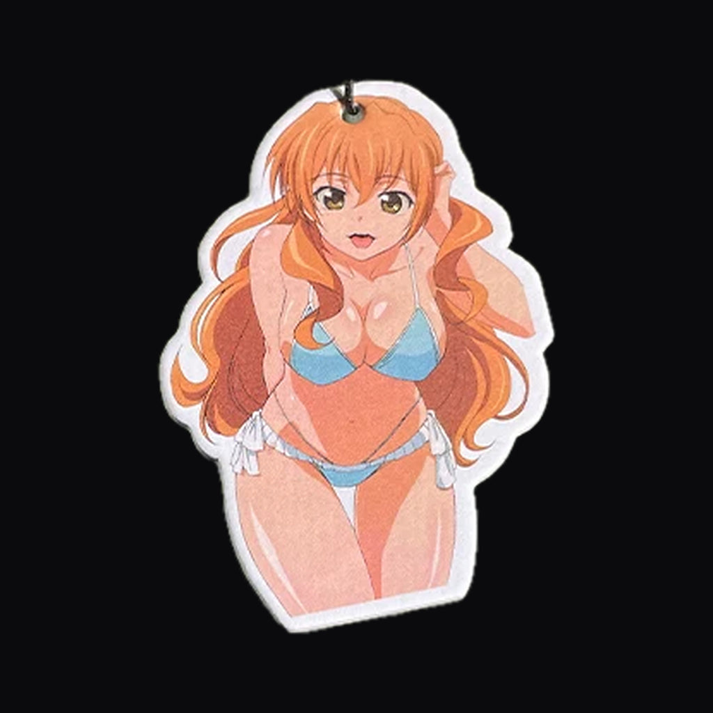 Beach pin up air freshener, angled