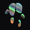 Body Print Decal, holographic