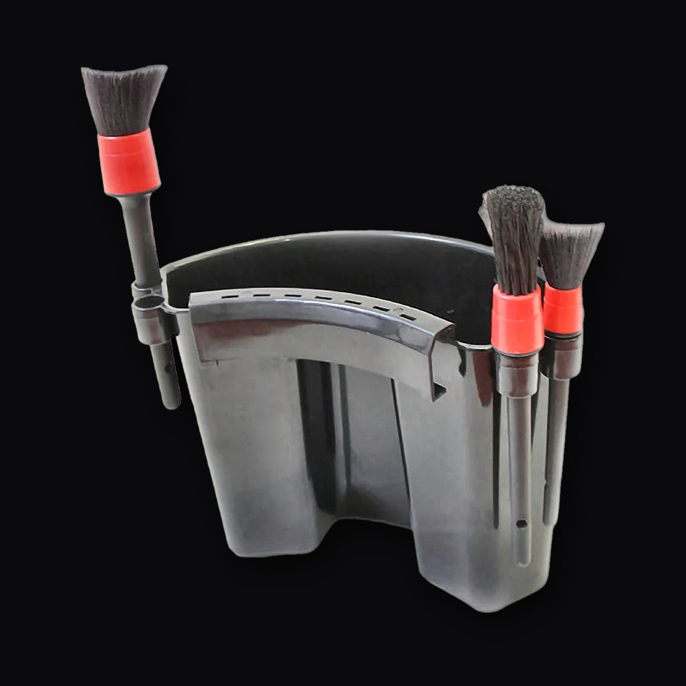 Bucket Organizer rear view showing rim hook