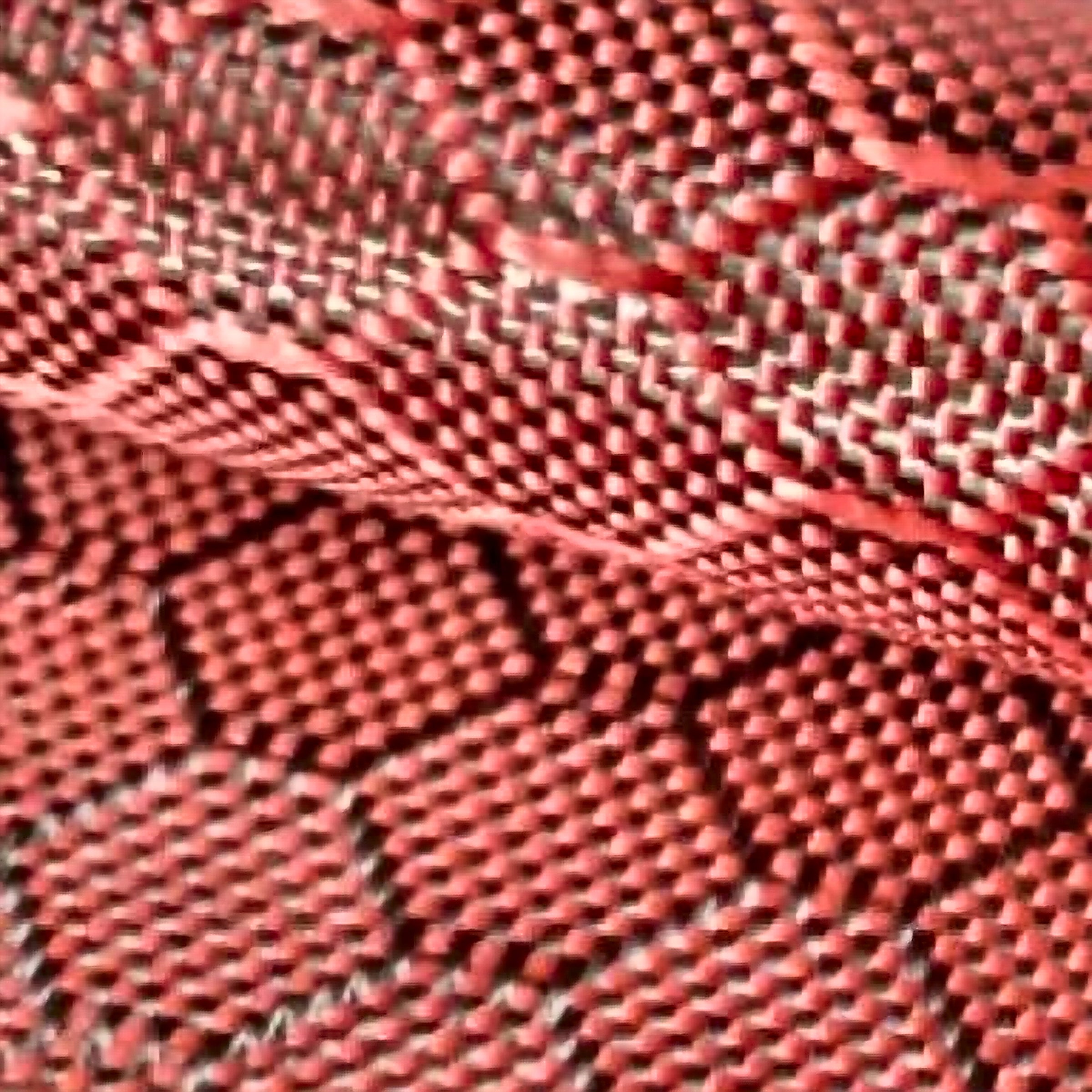 Carbon Cloth red hexagon weave