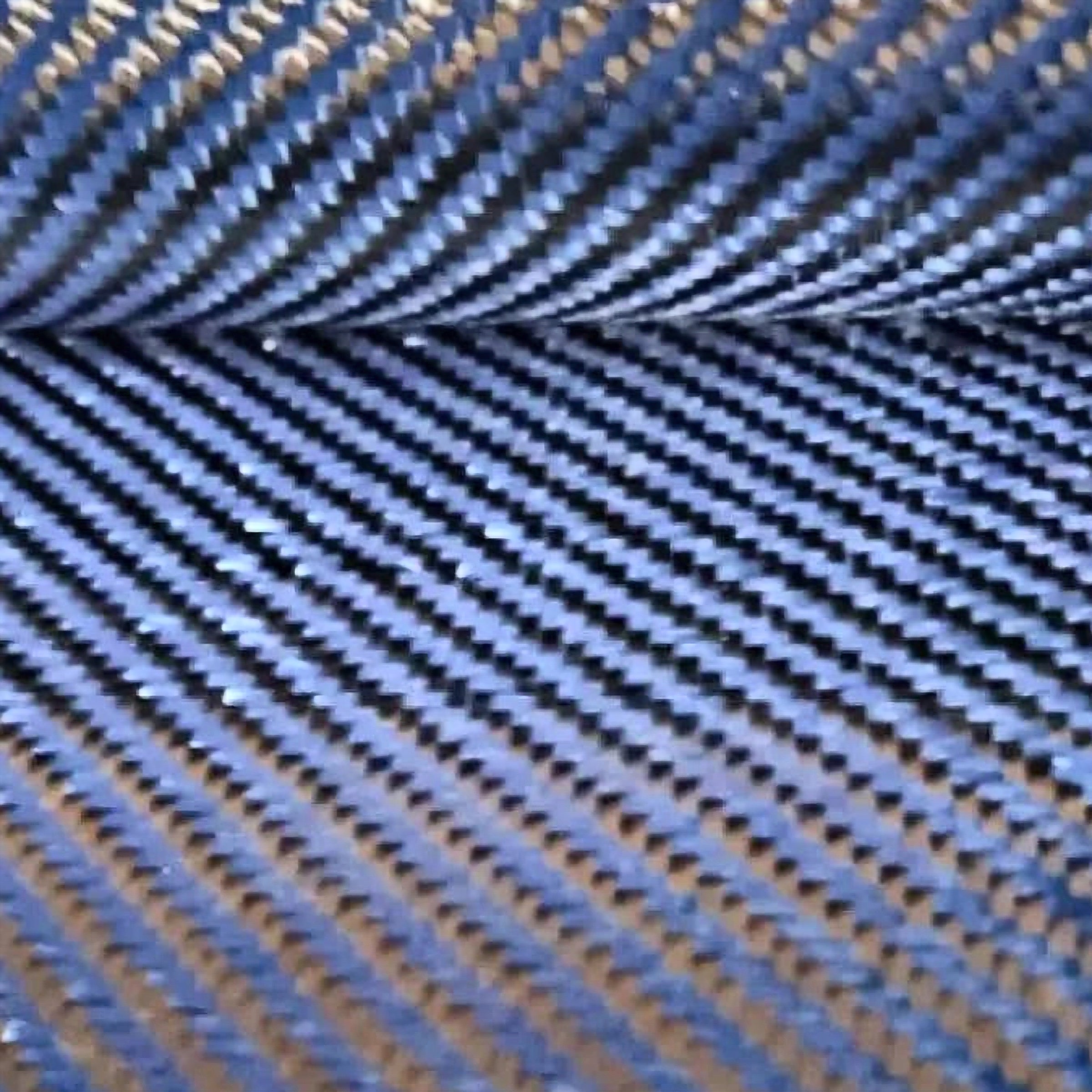 Carbon Cloth blue twill weave