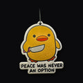 Peace Duck air freshener card front