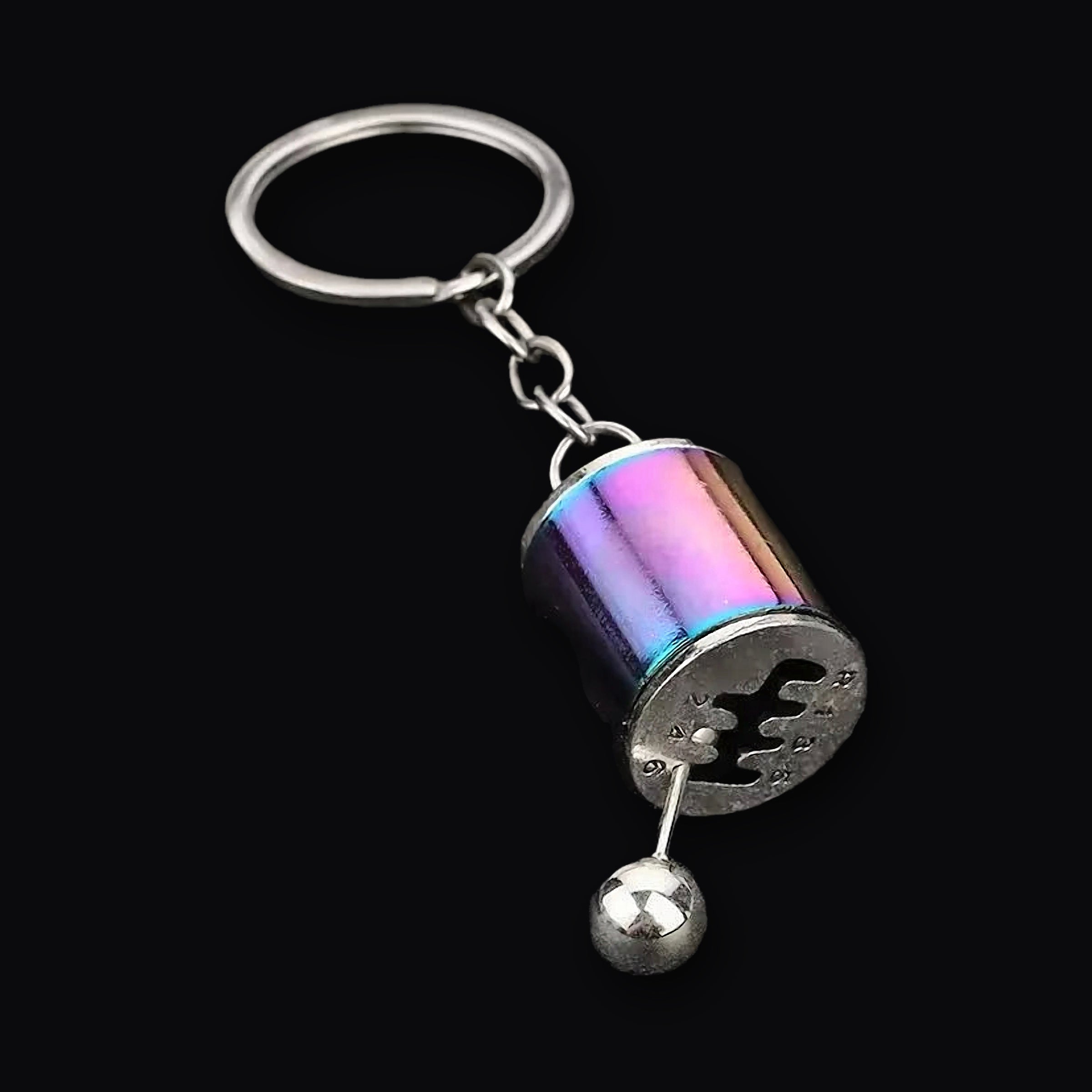 Gearbox Keyring, rainbow gearbox miniature keyring