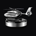 Silver solar helicopter