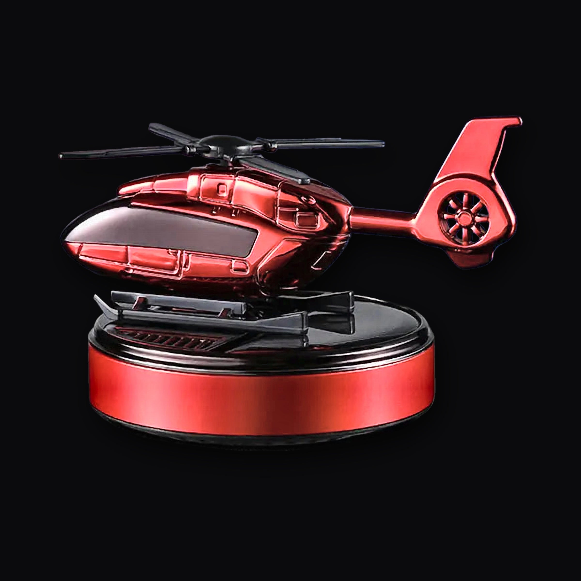 Red solar helicopter