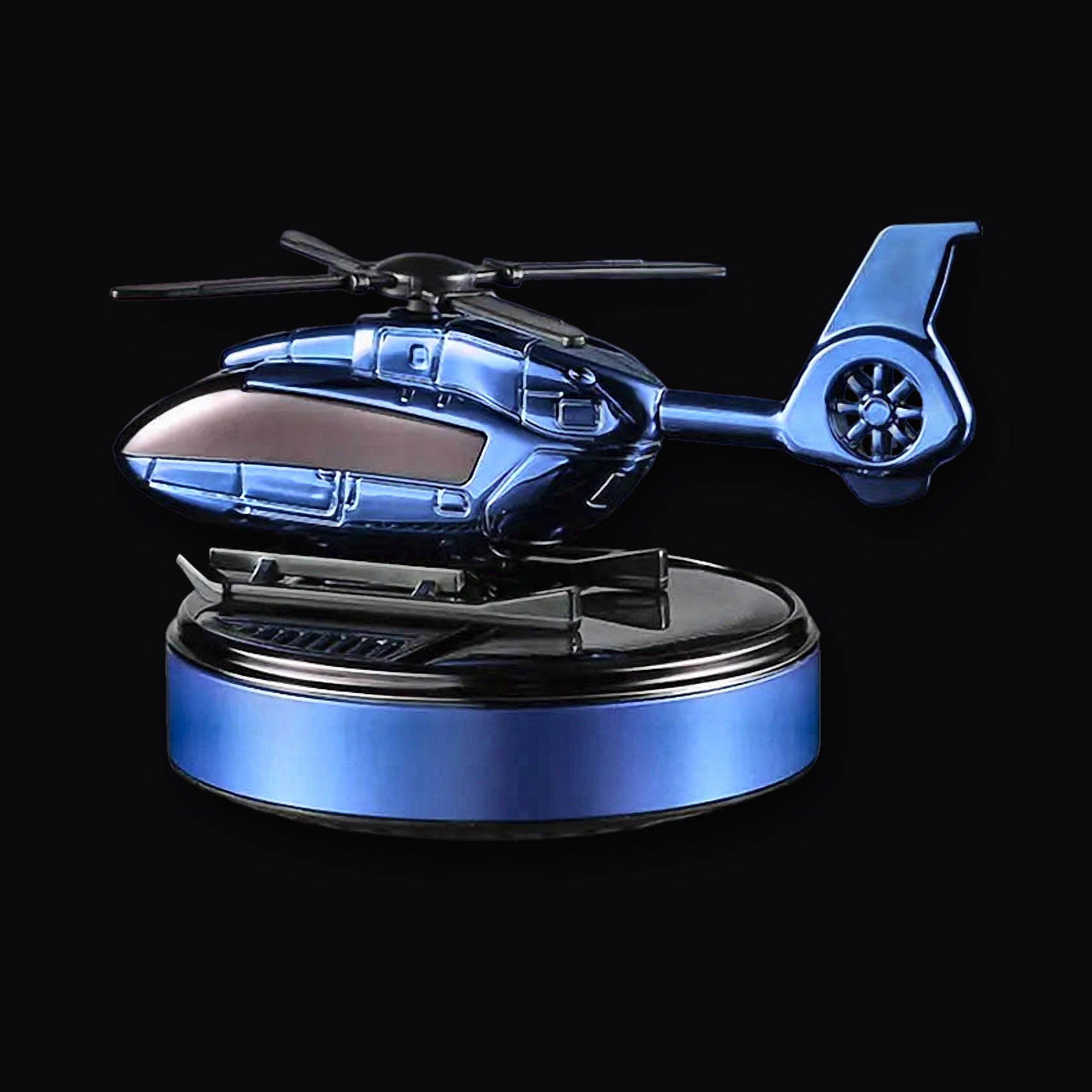 Blue solar helicopter