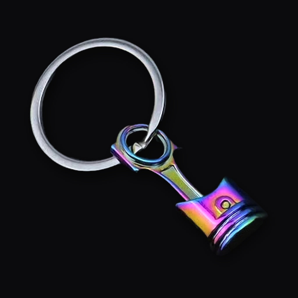 Parts Keyring, rainbow piston keyring