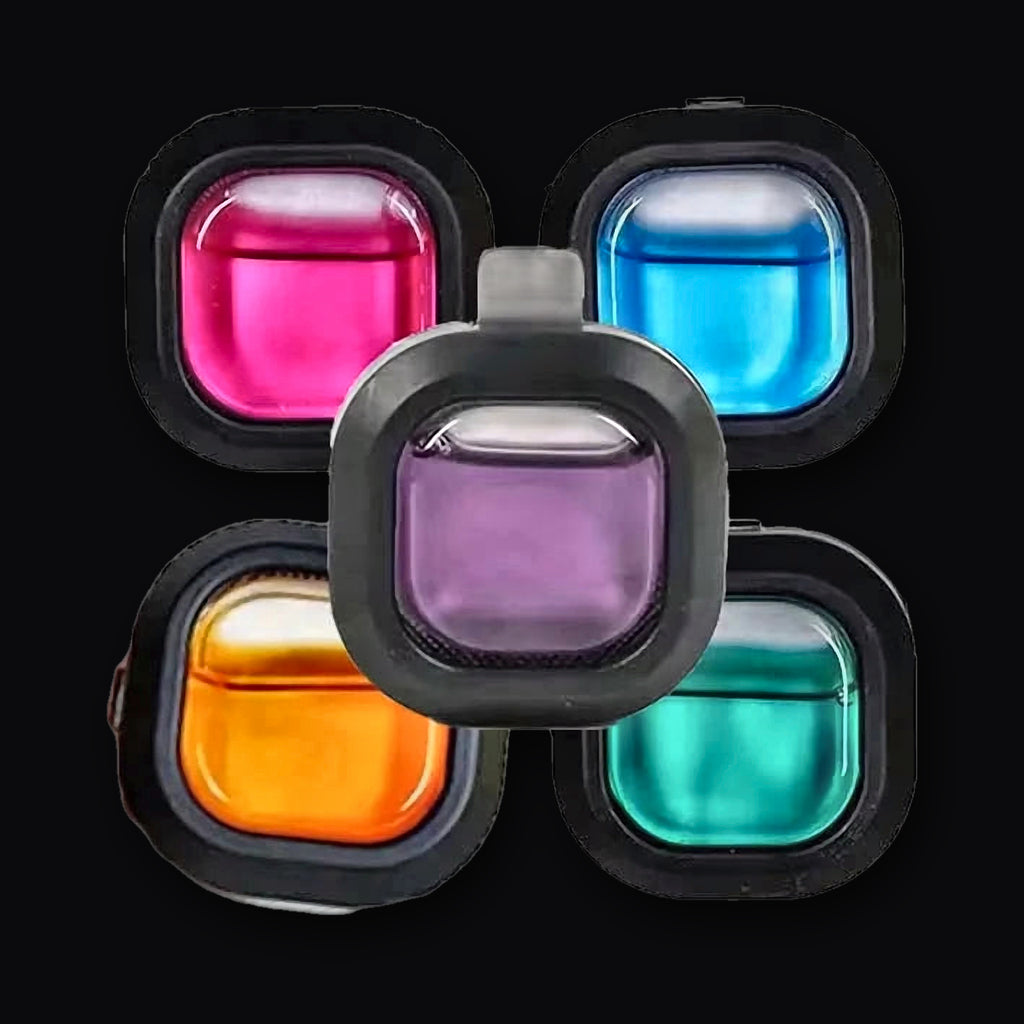 Liquid vent clip pods in five scents