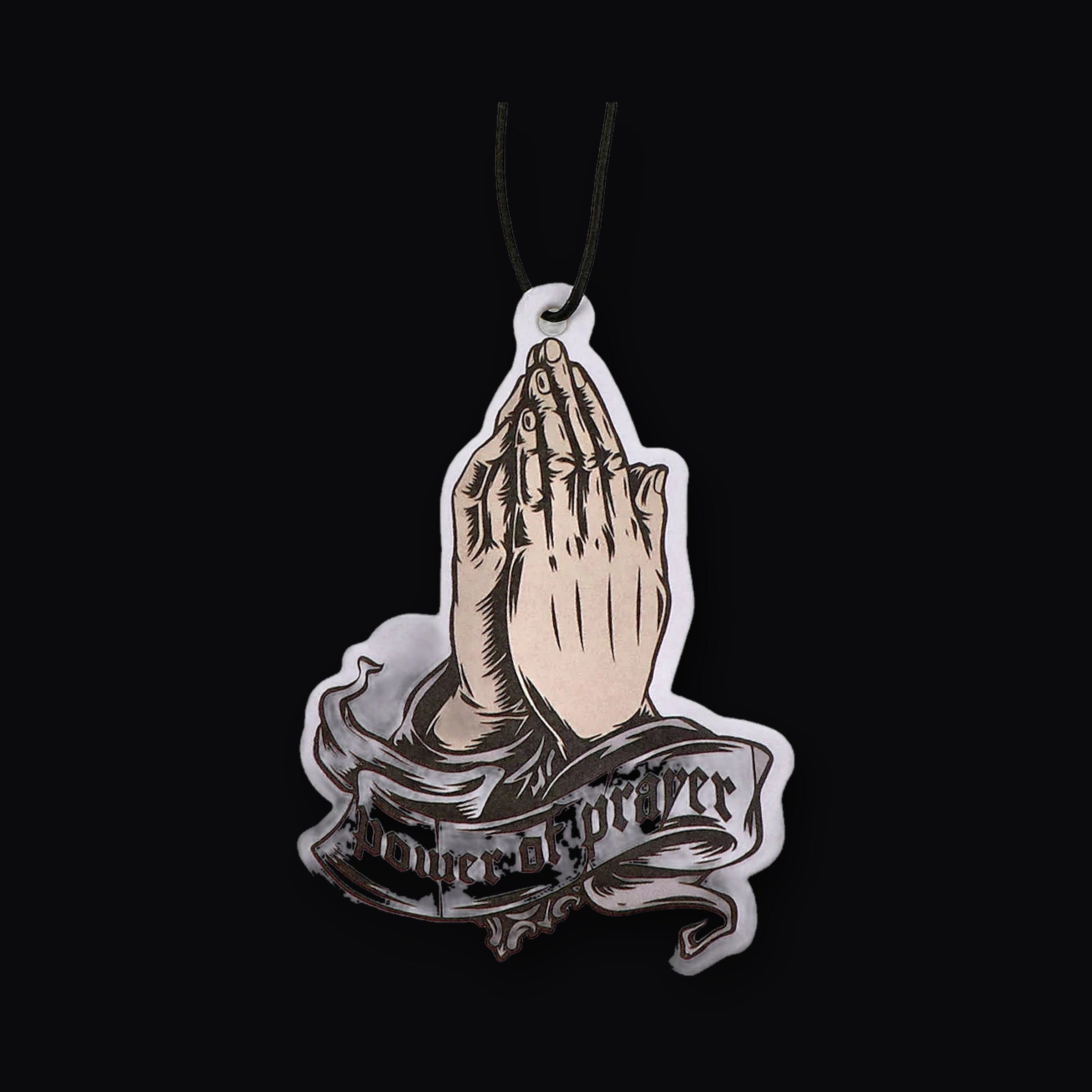 Praying Hands meme card air freshener