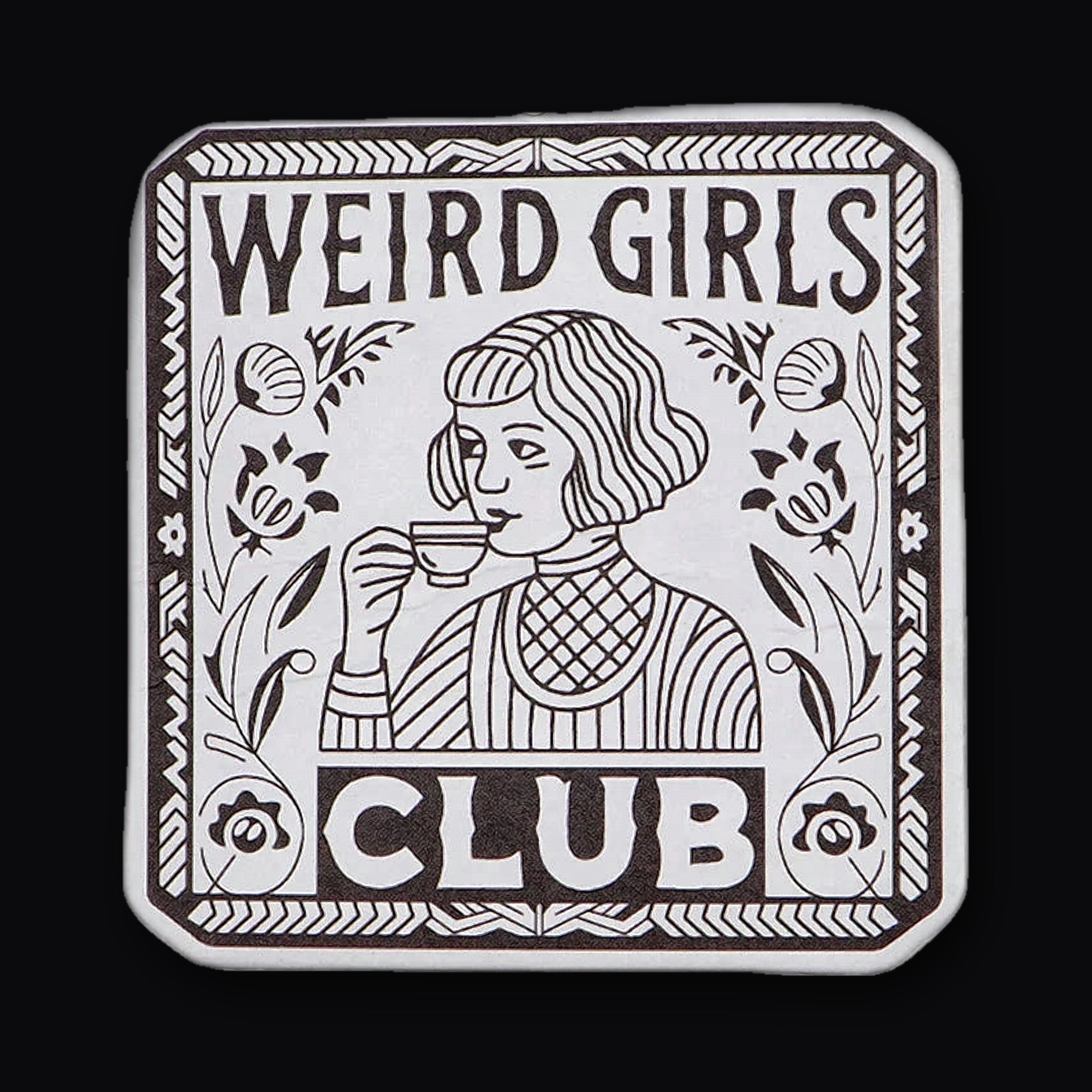 Weird Girls Club meme card air freshener