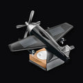 Black prop solar plane