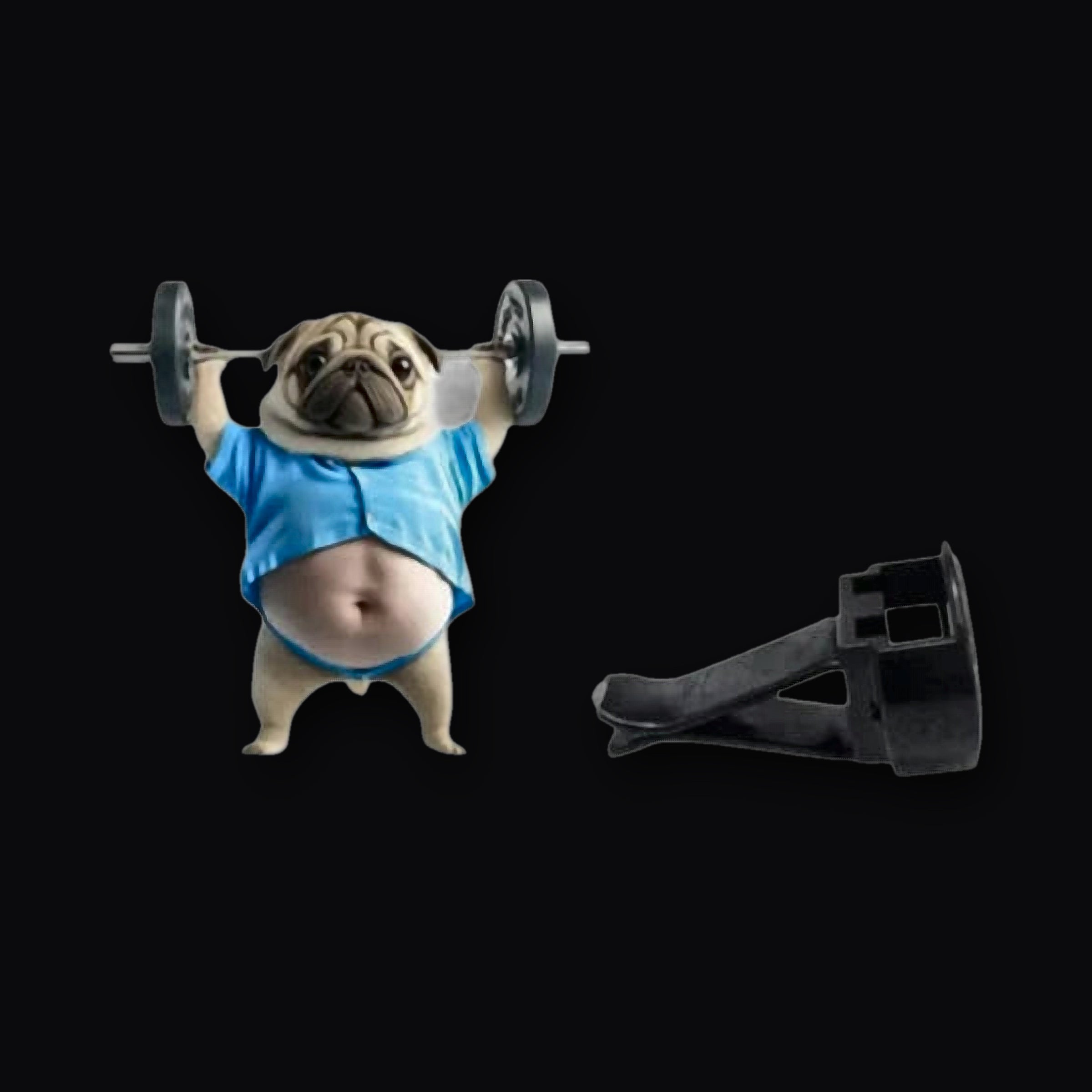 Gym pug vent clip with clip