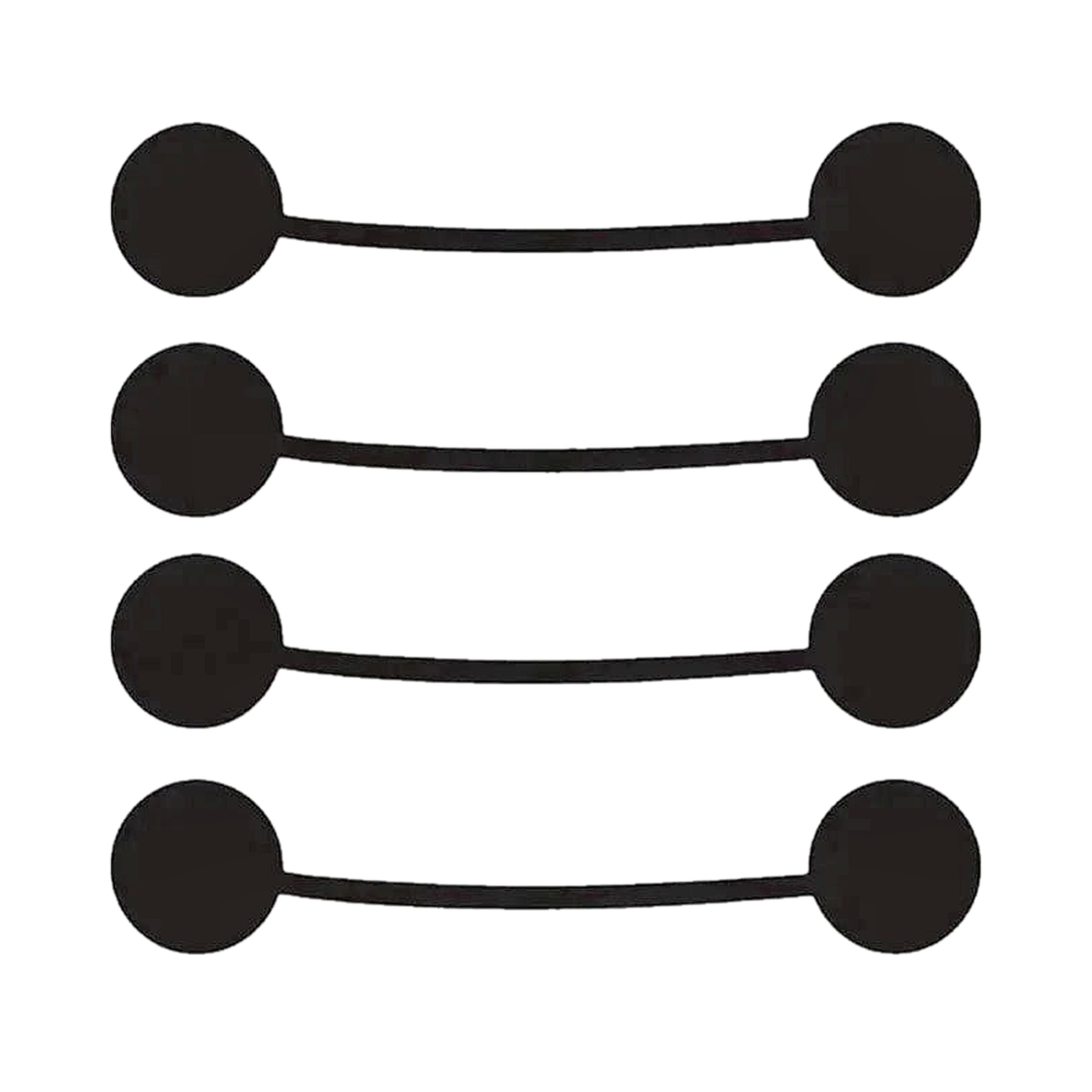 Robot Eyes Decal, black set of four