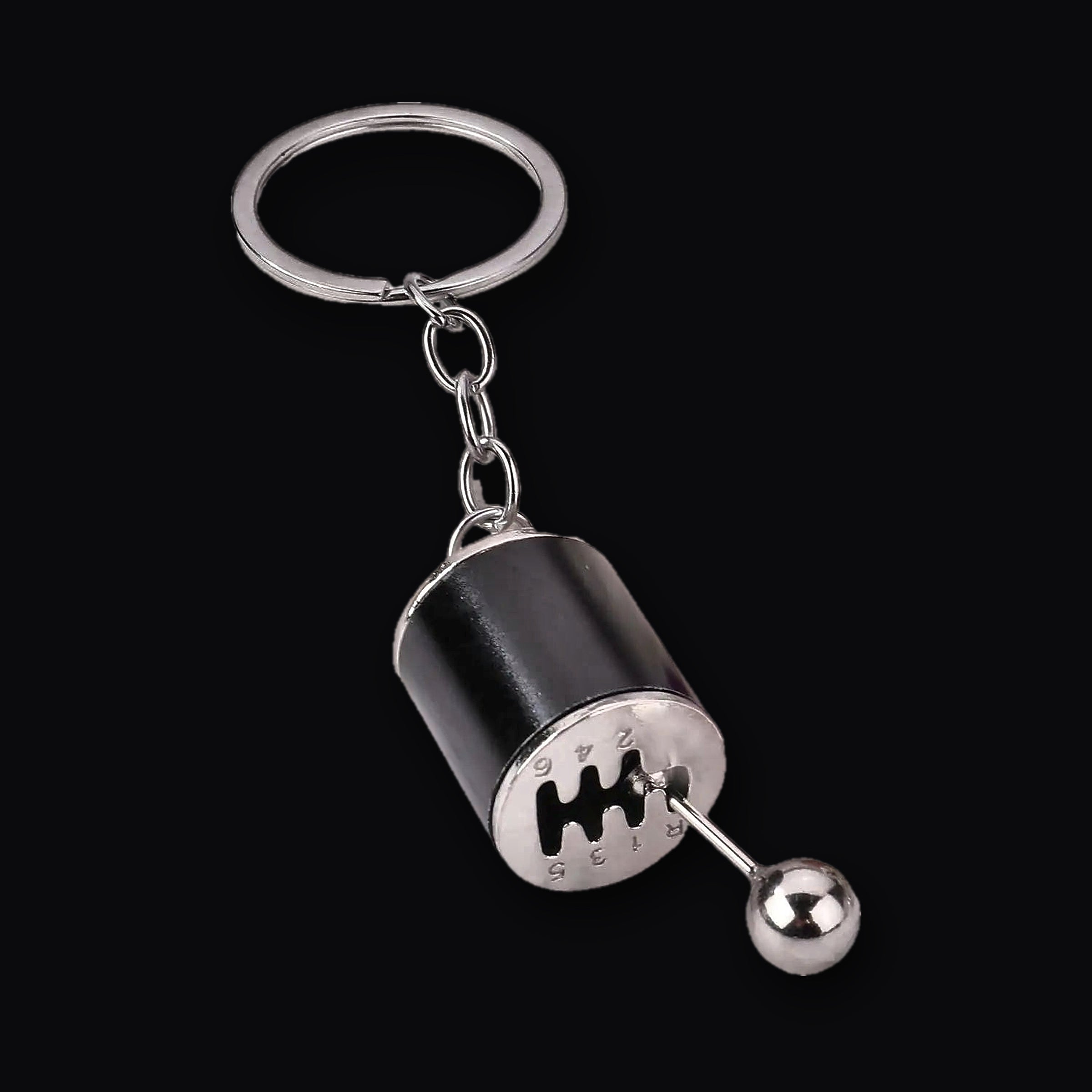 Shifter Keyring in black