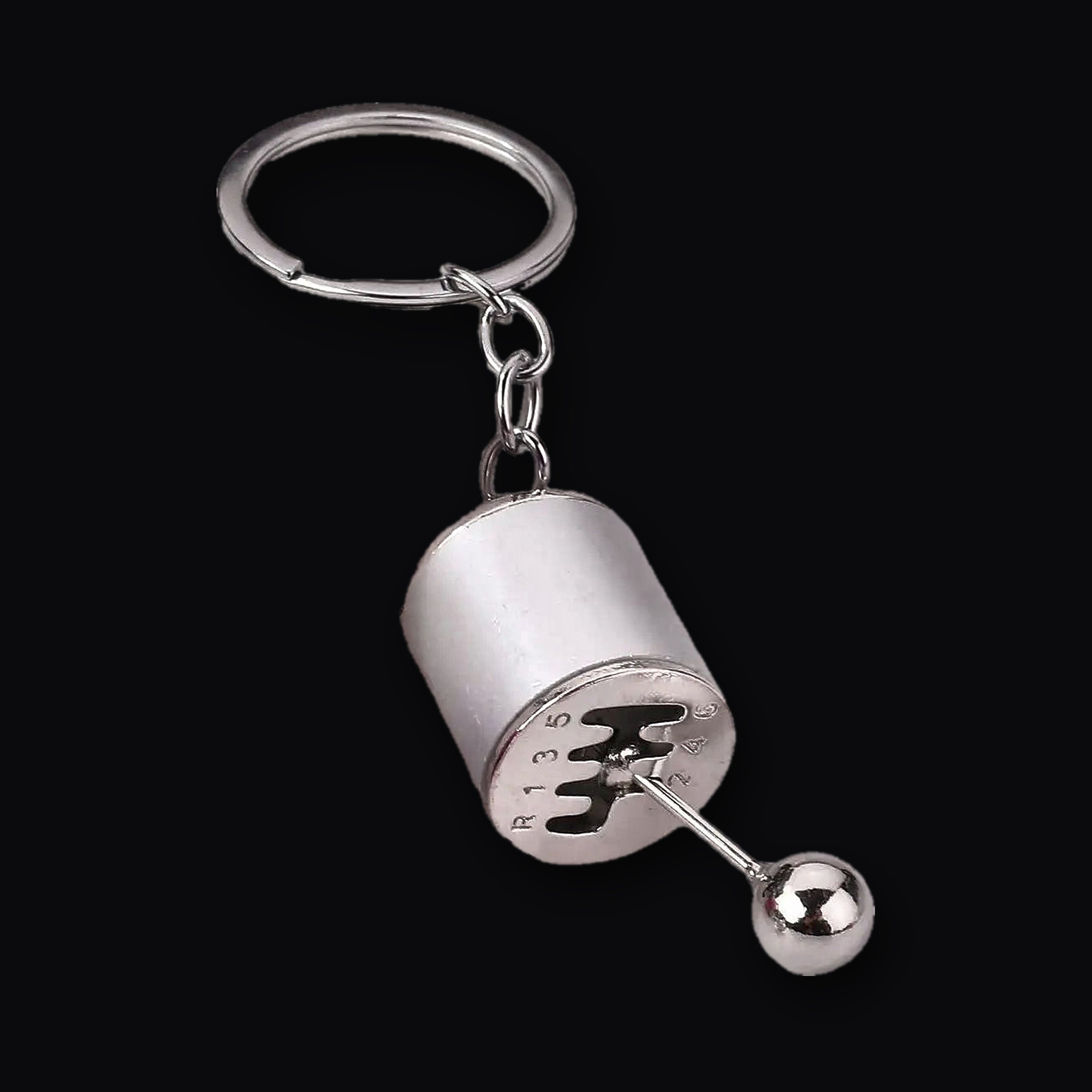 Shifter Keyring in silver