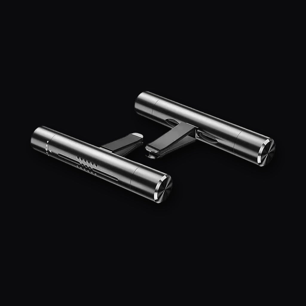 Vent Clip Fragrance aluminium tubes with cotton refill sticks