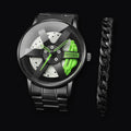 Apex Duo Set watch with matching curb chain bracelet
