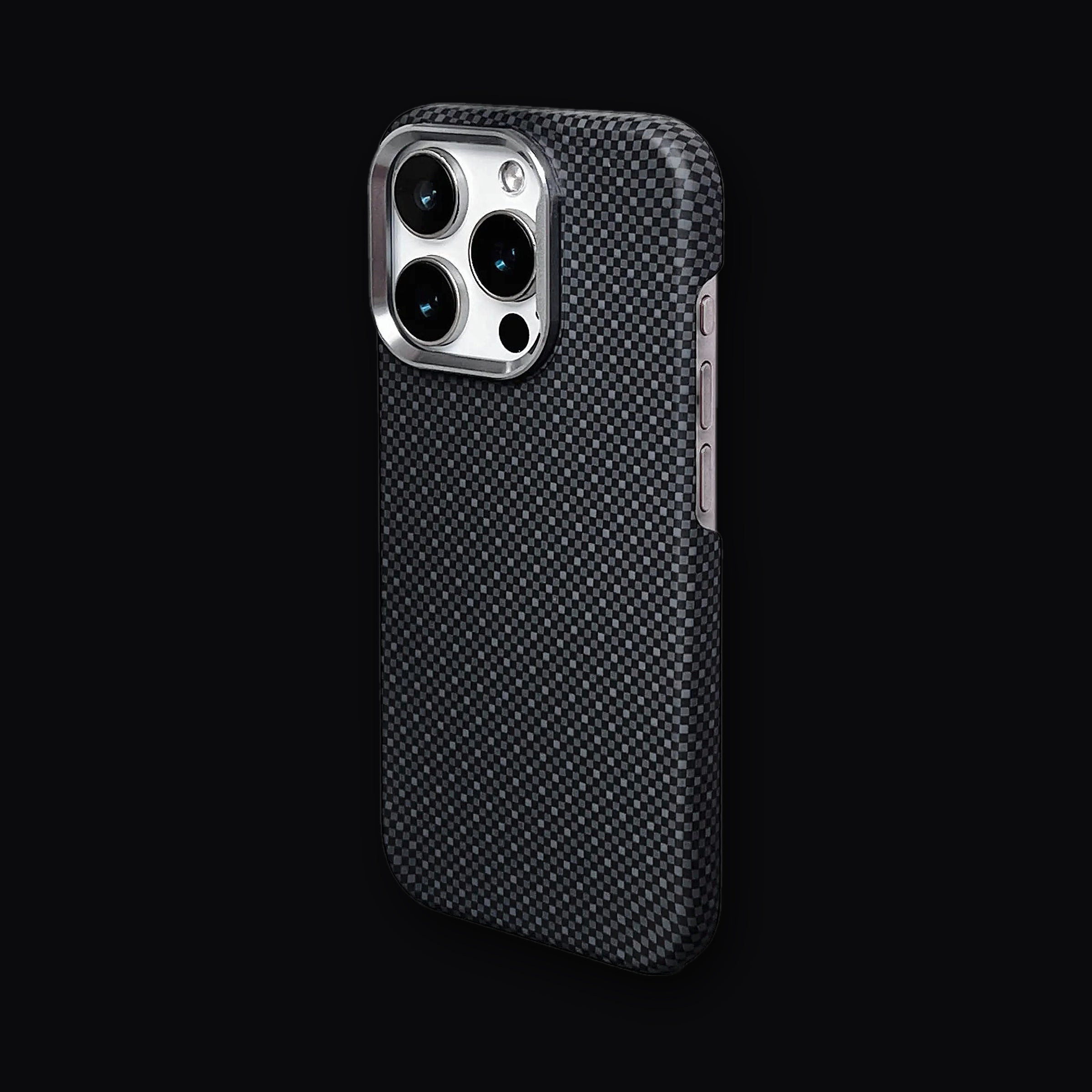 Aramid weave hard case in Black Twill