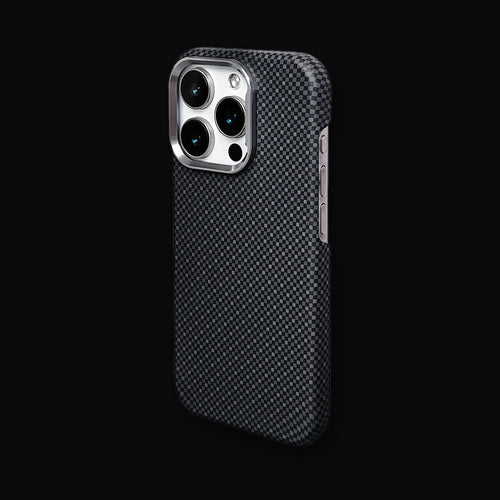 Aramid weave hard case in Black Twill