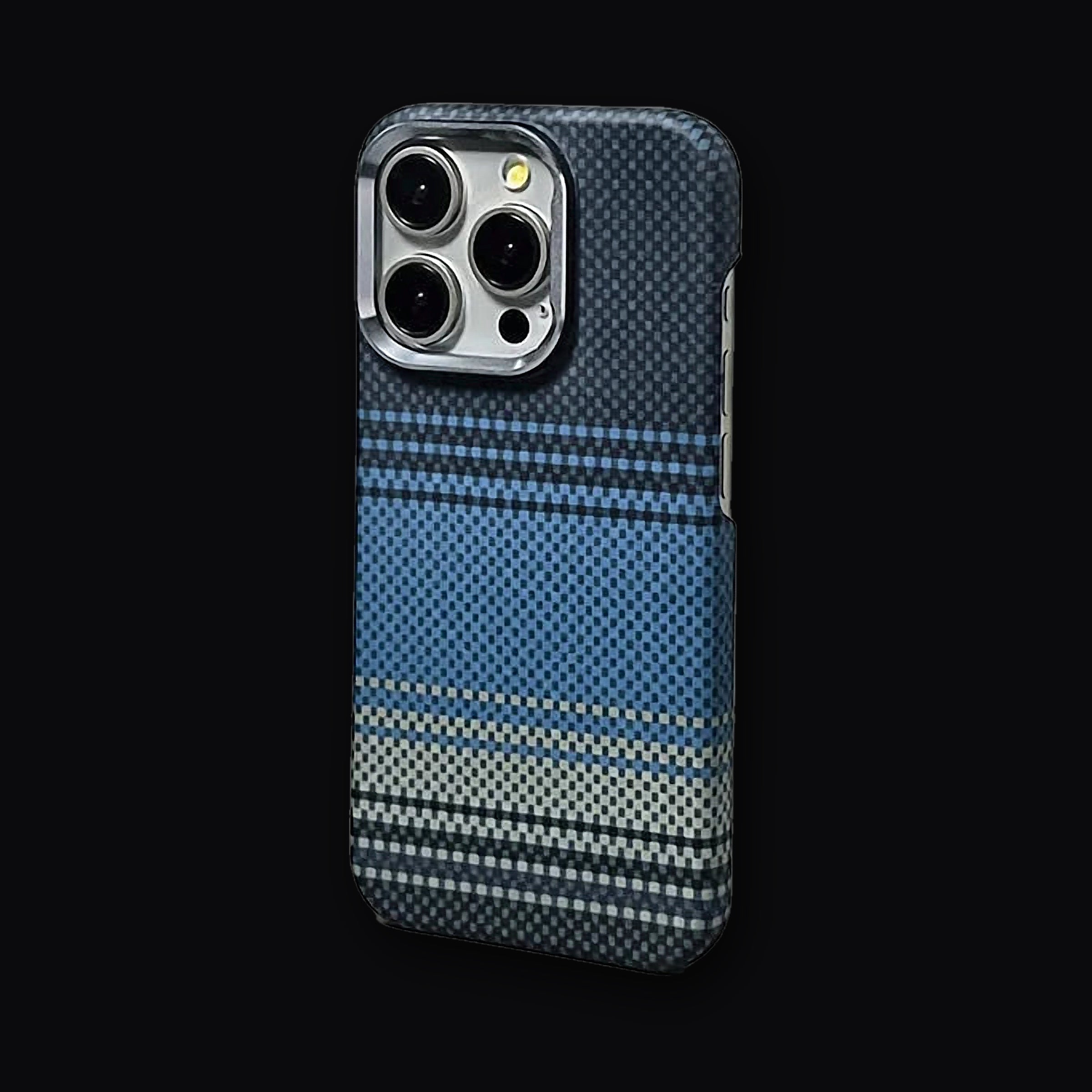 Aramid weave hard case in Horizon Blue